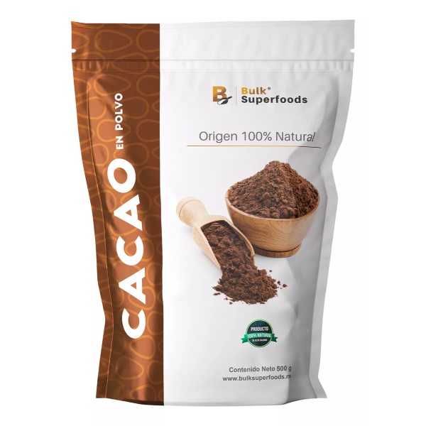 Bulk Superfoods Cacao En Polvo 500g | Bulk Superfoods