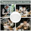 TOMETURE Convex Clock Glass Replacement: 8.2cm/3.2 Inch Round Transparent Dome