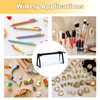 RUITENG Clear Pencil Pouch, Plastic Pencil Storage Bag, Transparent Pen
