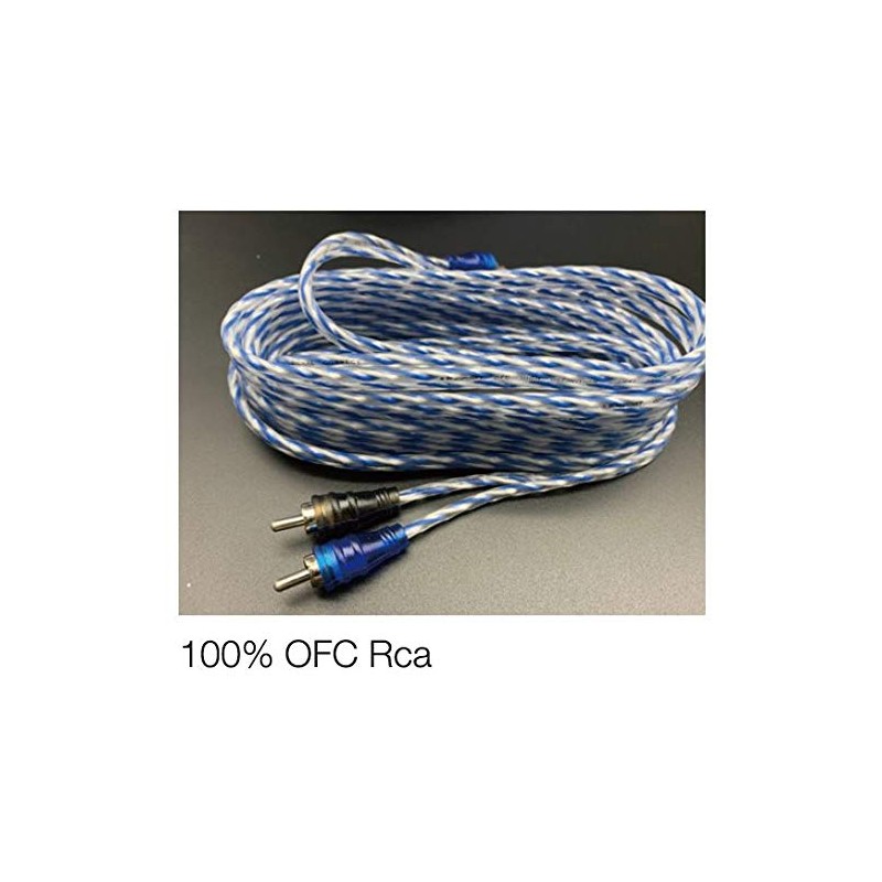 Blaupunkt AMK44 Car Audio Amplifier 4 Gauge Wiring Kit Blue