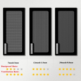 HIDAMAZY Ventilation Grille Cover, 30.5 x 14 cm, Magnetic Floor Register, Heating and Radiator Grille, Ventilation Cover for Floor, Home, Ceiling, Ventilation Slit Ventilation Filter (Black, Pack of