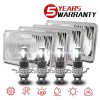 SHYFRULT For Chevy-Pickup 1981-87 C10 K10 Blazer 4x6" LED Headlights