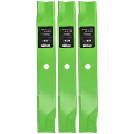8TEN LawnRAZOR Mower Blade Set for John Deere Lesco 50 inch Deck 285 316 317 318 322 AM39966 M86209 050581 (Low-Lift)