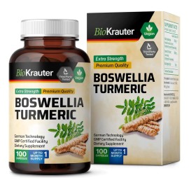 Boswellia Serrata 1000 Mg + Cúrcuma 1000 Mg + Bioperina Sabor Sin Sabor