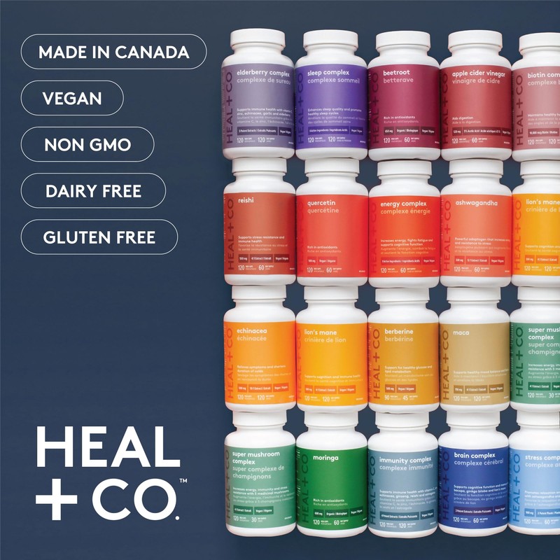 Heal + Co. Moringa 120 Capsules