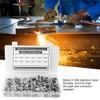150Pcs M3-M10 Rivet Nut 304 Stainless Steel for Fastening Piece