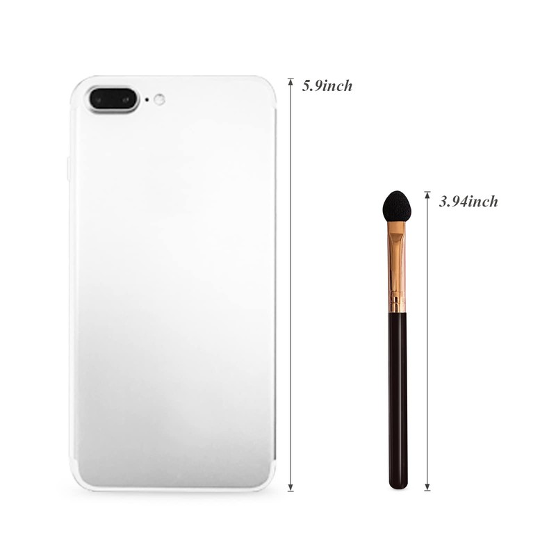 Professional Eyeshadow Applicators Sponge tip Single Sided Reusable UorPoto 10Pcs