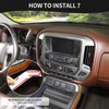 PDKLIN for Silverado Center Dash AC Control Panel Trim Cover