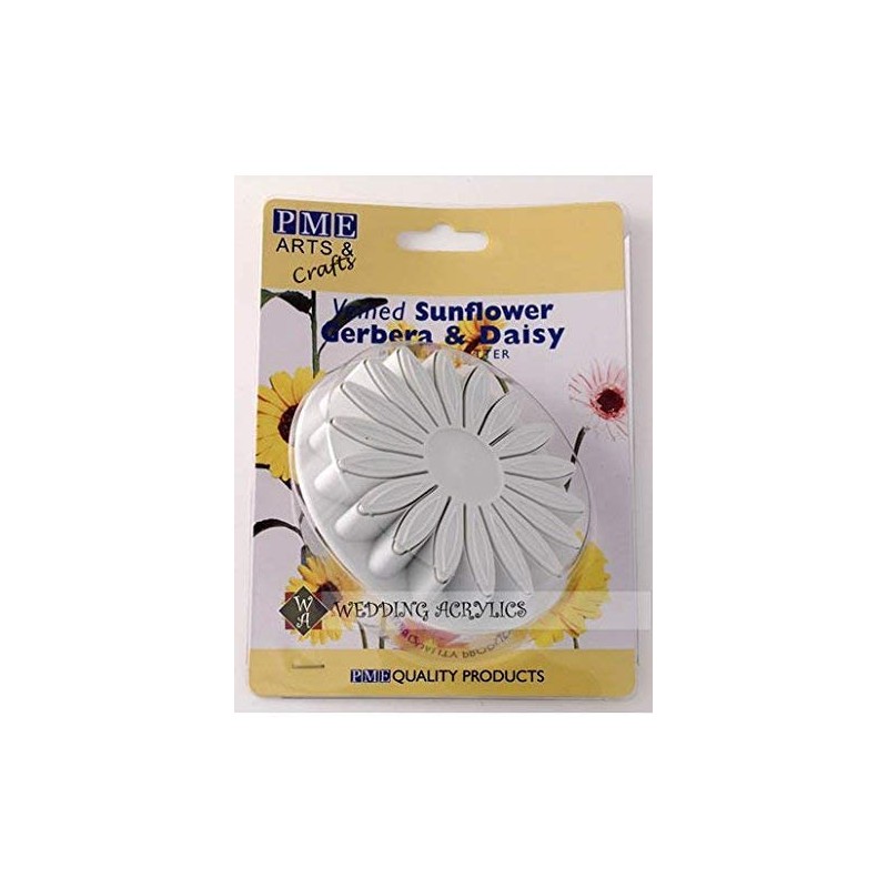 PME Veined Sunflower/Daisy/Gerbera Plunger Cutter, 18 Petals