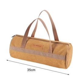 kowaku Heavy Duty Tent Stakes Storage Bag Durable Tent Pegs with Handle Portable Large Capacity Bags Pouch Organizer for Camping Backpacking Hiking, Thickened with Logo