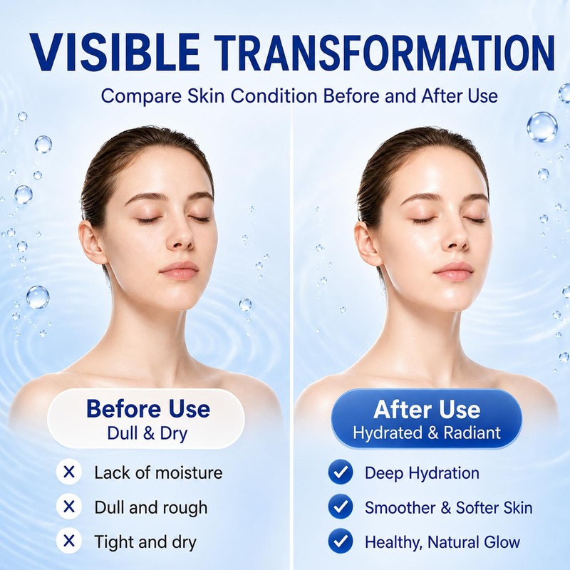 Pack of 5 Collagen Mask, Hydrogel Mask, Moisturising Mask for