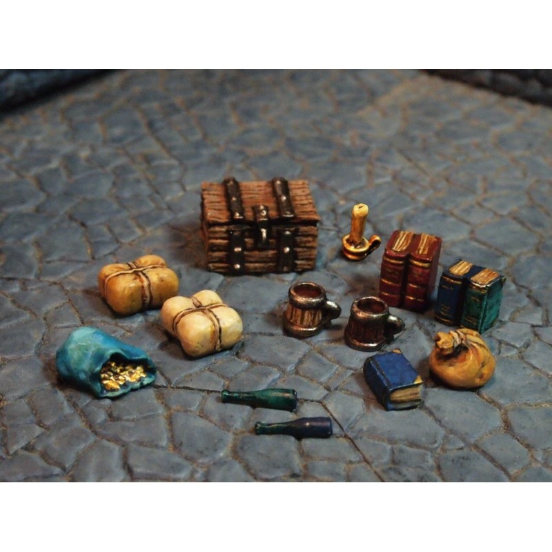 Aurora Model Accessories "Accessory Set E" diorama Miniature Game gare-zikittofigyua