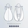Julius Zöllner Muslin Summer Sleeping Bag, Sand, Size 70, Made