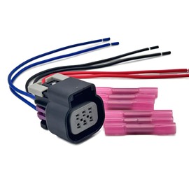 LS Gen 4 Throttle Body Connector Pigtail Harness 6-Wire WPTHB40 PT2713 Compatible with 2005-2015 GM 4.8 5.3 6.0 LS2 LH6 L92 L76 LY2 LY5 LY6 LC9 LFA LH8 LMG LS3 L98 L9H L20 L94 LZ1 L99 L96 LC8 L77