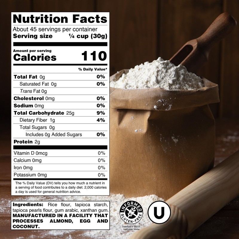 Just About Foods All Purpose Flour Gluten-Free, New Improved Formula,