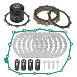 JAVIK Clutch Friction Plates & Gasket Kit for Honda Shadow ACE750 VT750C VT750CD Shadow Spirit 750 1998-2003 O.E.M# 22201-MAV-000 22321-MN8-000 15410-MFJ-D01