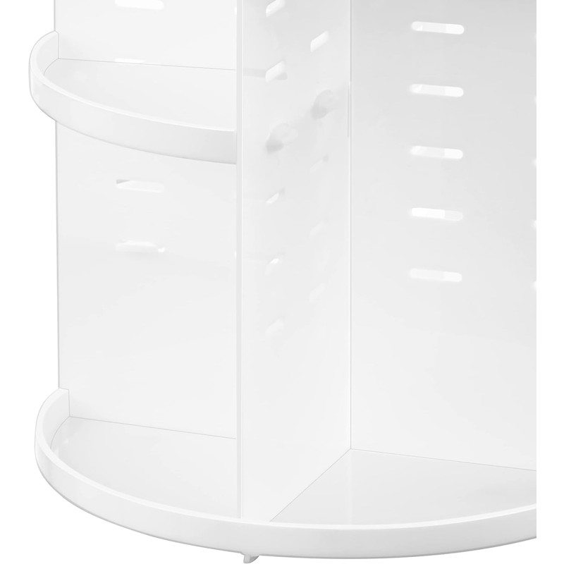 HBlife 360 Rotating Makeup Organizer Plus Size Adjustable Carousel Large