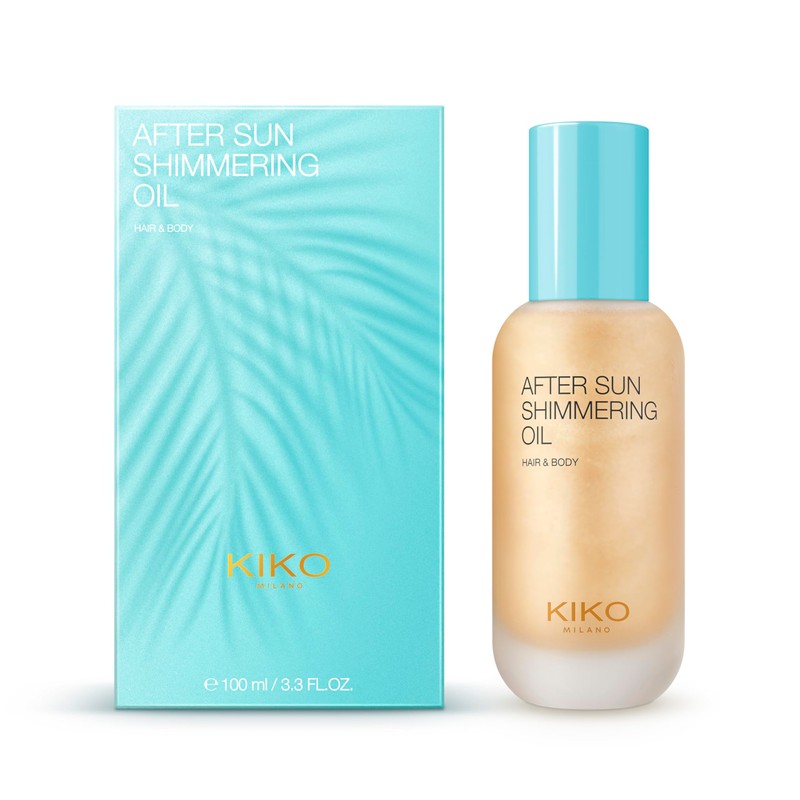KIKO Milano After Sun Shimmering Oil, Moisturising And Illuminating Body