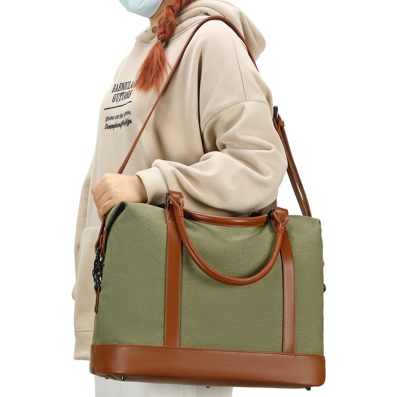 Bluboon Women Ladies Weekender Bag Overnight Carry-on Tote Duffel in