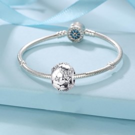 Symretie 925 Sterling Silver Charms for Bracelets Bead Charms and Necklaces - Dangle Pendants Charms Jewellry Gift for Women Girls