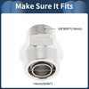 INFINAUTO Push to Connect Air Fittings 35/64" Male Thread Air