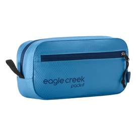 Eagle Creek Pack-It Isolate Quick Trip - Compact Travel Toiletry Bag for Optimizing Luggage Space - Lightweight - Water-Resistant - Easy-Grab Zipper - Sustainable Materials - X-Small - Blue Dawn