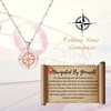 Shelucky Graduation Gifts for Her 2025 Compass Necklace for Women