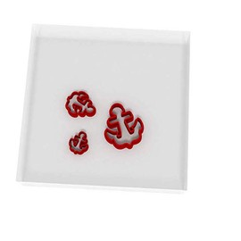 Mini/Tiny Anchor Set of 3 Value Fondant Cutter 1.5CM + 2CM + 3CM 2