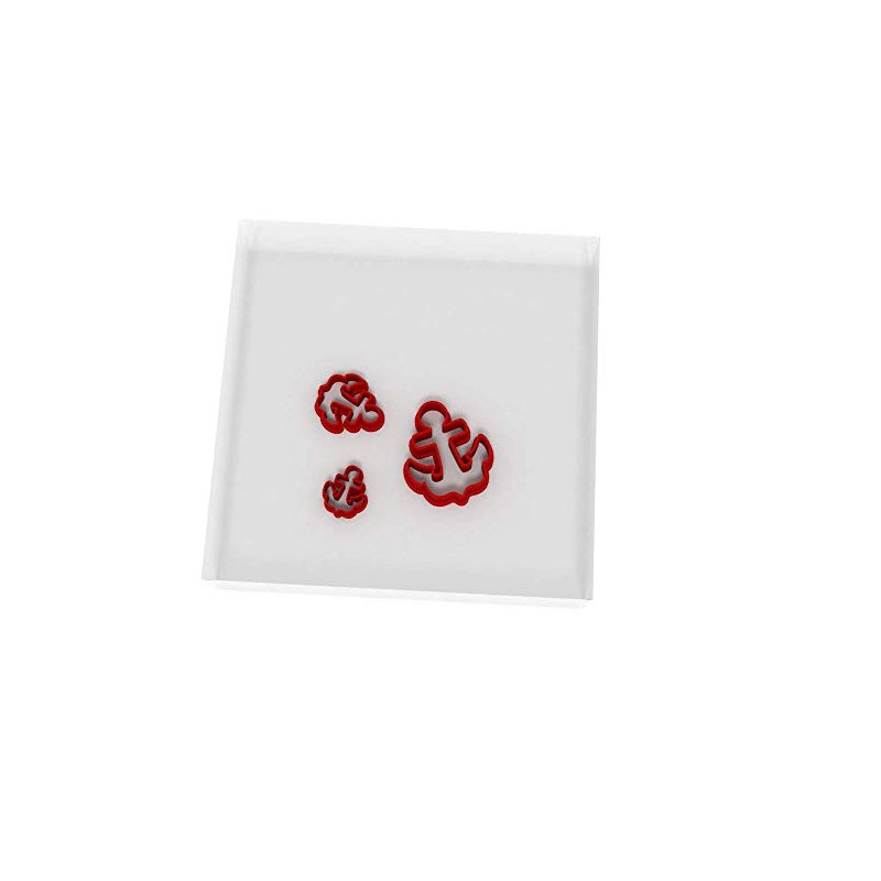 Mini/Tiny Anchor Set of 3 Value Fondant Cutter 1.5CM +