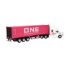 Container Truck Model 1:48 Vivid Exquisite Beautiful Decorative Toy Ornament