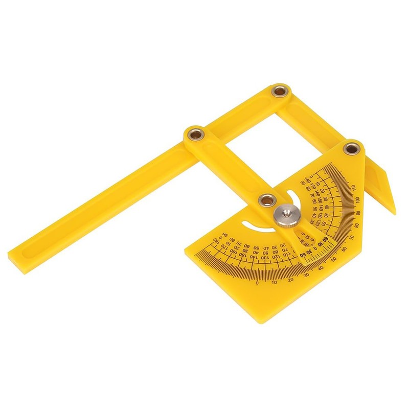 VOANZO Universal Angle Finder Tool Arm Protractor Ruler Goniometer &
