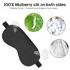 Ukissim Silk Sleep Mask, Adjustable Soft Eye Cover for Comfortable
