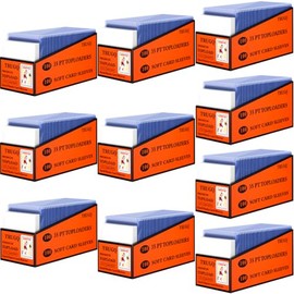 Fundas para tarjetas de 2000 cargas superiores para tarjetas, 3 x 4 pulgadas, plástico duro, soporte para tarjetas de fútbol deportivo