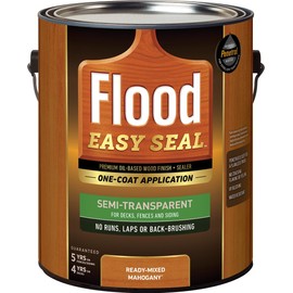 Flood Easy Seal 1 gal. Mahogany Semi-Transparent Exterior Wood Finish