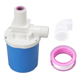 Automatic Float Valve Plastic Compact Leakage Proof Inner Water Level Control Valve for Water Tank G1/2 Built in Top Entry