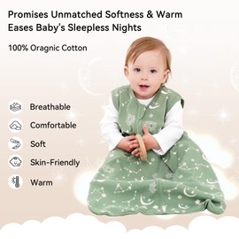 Unnivoll Baby Sleep Sack 12-18 Months 3 Pack 100% Cotton Lightweight 0.5 TOG Wearable Blanket Baby Sleep Bag with 2-Way Zipper for Infant Toddler