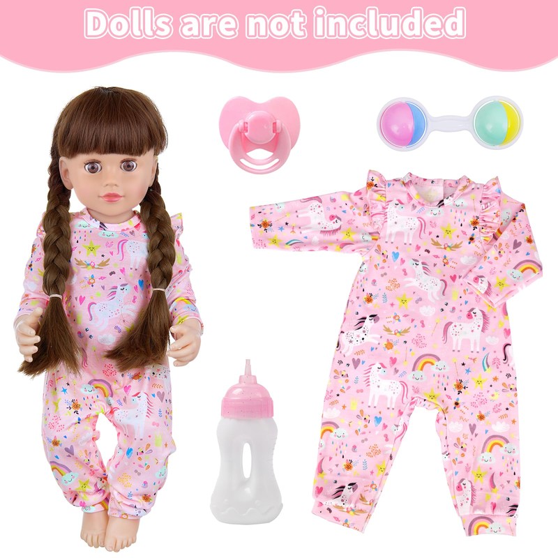 18INDC 5 Pcs Doll Carrier and Accessories for 16-22 Inch