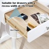 10 Pack Drawer Runners 298mm Drawer Slides White Plastic Cabinet