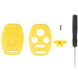1 Key Fob Cover Shell Case 2006-2013 for Honda Civic EX 2009-2015 for Honda Pilot 2005-2006 for Honda CR-V 2003-2012 for Honda Accord Keyless Entry Key Fob Shell