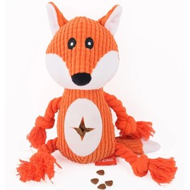 Wild Pals Snuffle Plush Toys | Interactive Treat Hiding Toys for Dogs (Foxy The Fox)