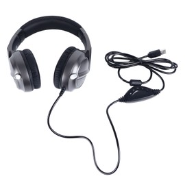 Gaming Headset 7.1 Sound RGB Light 50mm USB Powerful Bass Computer Wired Headset for Home Black