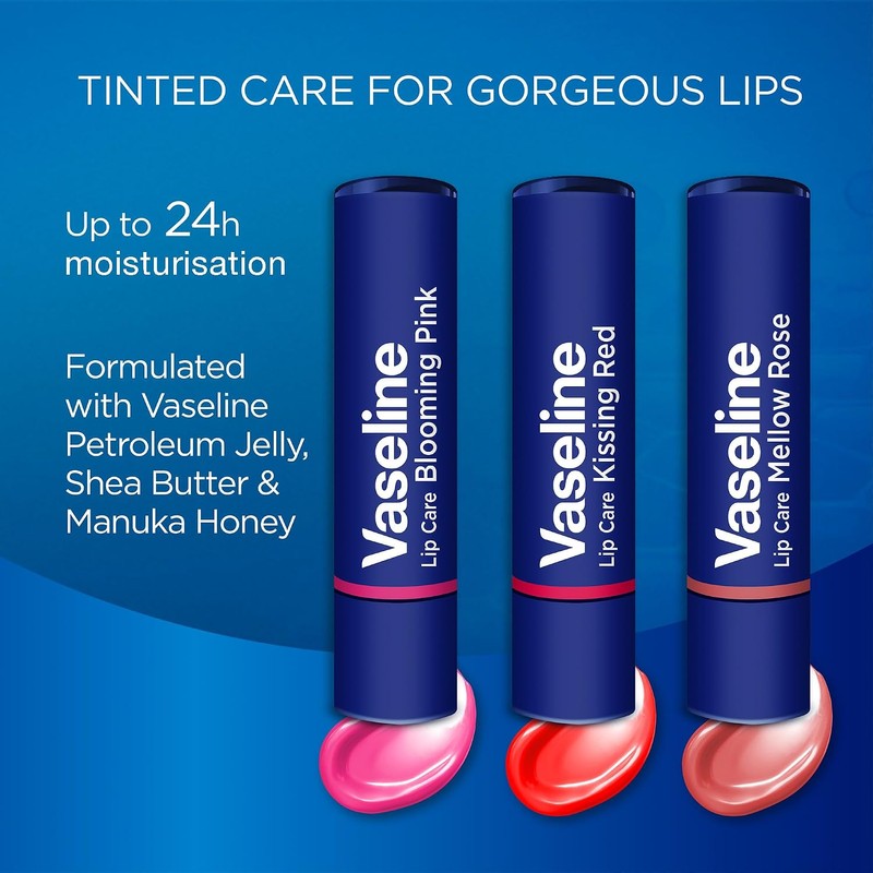 Vaseline - Bálsamo Labial, Lip Color Care Stick (3.0 g),