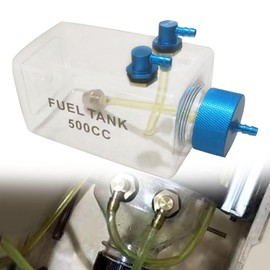 Perfeclan RC Aircraft Fuel Tank Transparent Fuel Tank for Aircraft Gas Aircraft Parts 500CC