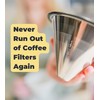 Quell Reusable Stainless Steel Coffee Filter for Chemex – Perfect