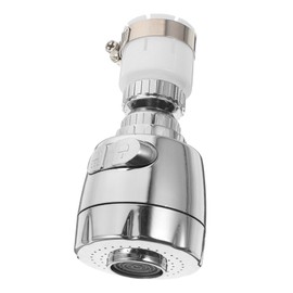 Aireador para Grifo con Múltiples Modos de Agua Ahorro para Fregadero y Baño con Conector y Acabado Cromado Resistente