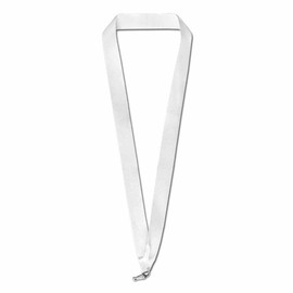 PinMart Solid Color Neck Ribbon – Award Holder for Medals and Medallions – Blank Colored Achievement Ribbon Lanyard with Clip