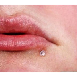 Unbranded 10PC 5/16" 16G Clear Flexible Lip Labret Piercing Retainers BioFlex Tragus Conch