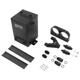 OSIAS 3L Fit Dual 044 Fuel Pump Black Universal Fuel Surge Tank With Y Block Bracket