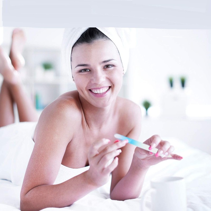 Professional Crystal Glass Nail File Buffer Manicure Tools Nail Gradient