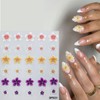 Flower Nail Art Stickers Decals 3D Self-Adhesive Flowers Nail Decals